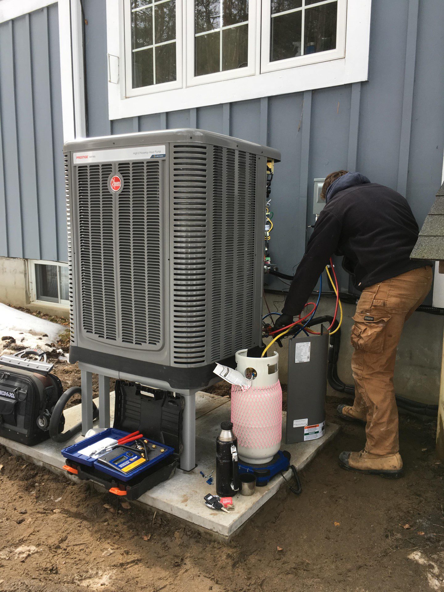 heat pump installation