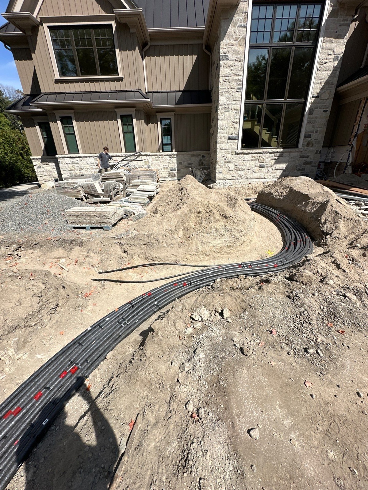 Geothermal Ground Work Installation