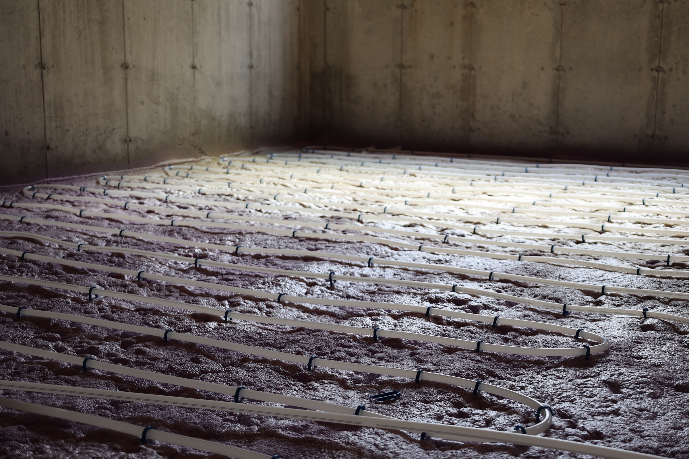 in floor heating piping SMHC