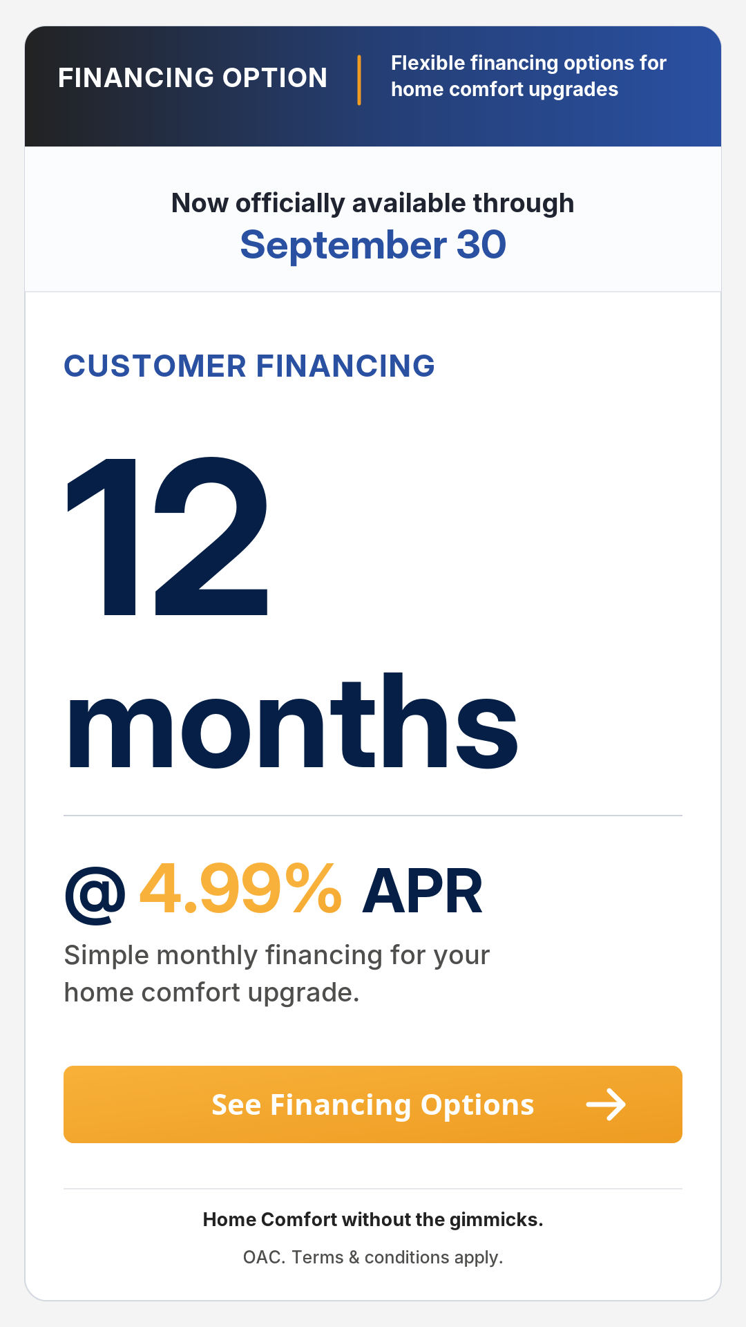 smhc financing 12 months mobile