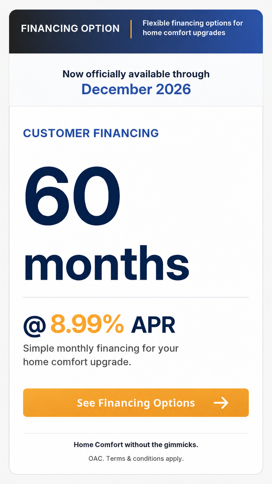 smhc financing mo dec